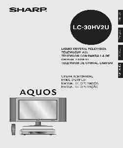 Sharp Flat Panel Television LC 30HV2U-page_pdf